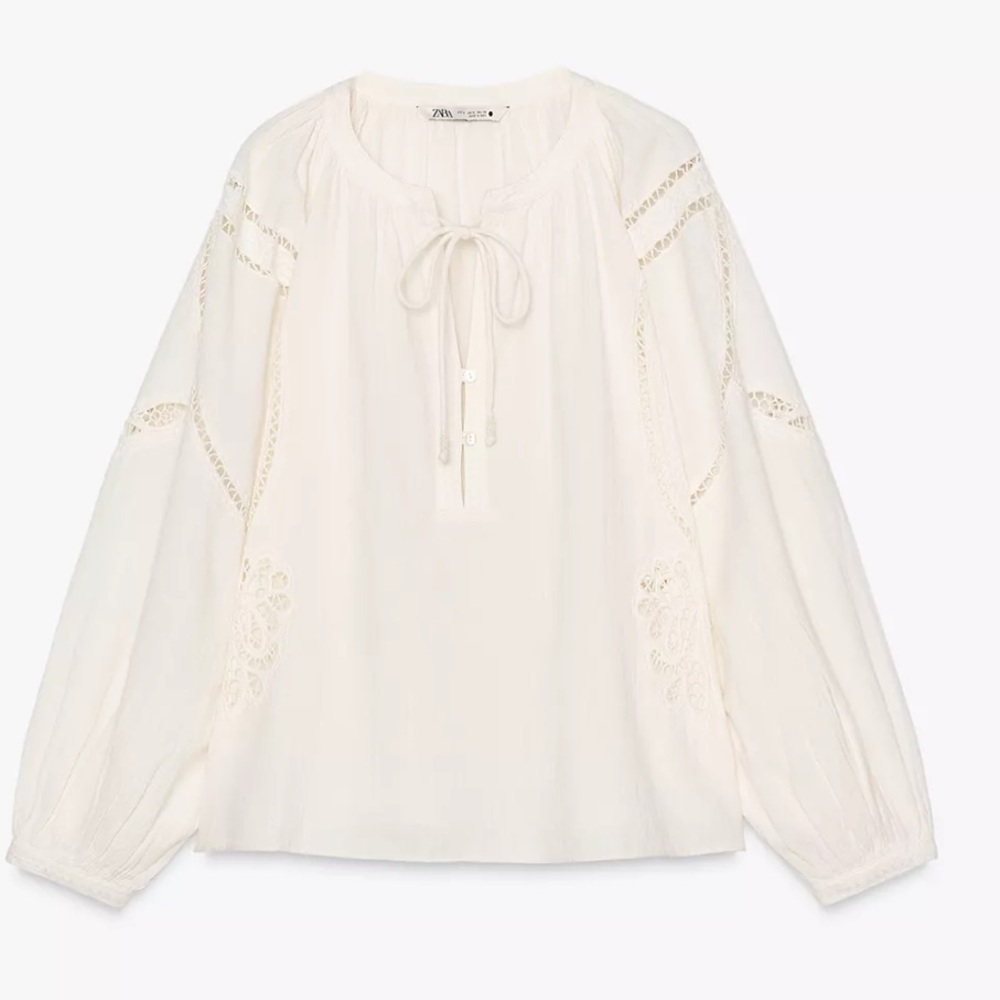 Zara Collection Embroidered Shirt S - Picture 6 of 13